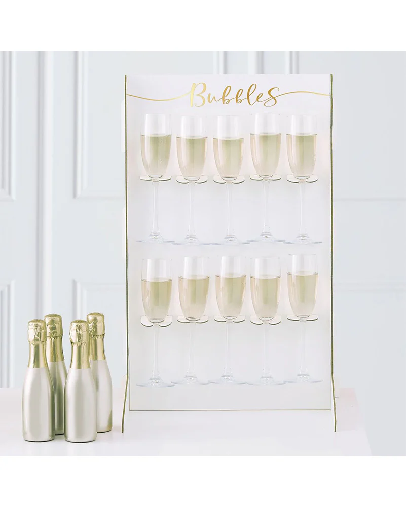 Gold Wedding Prosecco Wall - Image 2