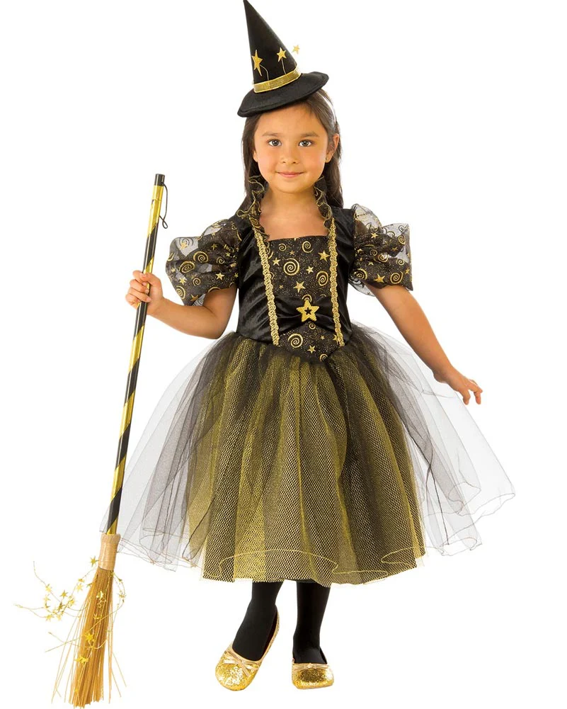 Golden Star Witch Girls Book Week Costume