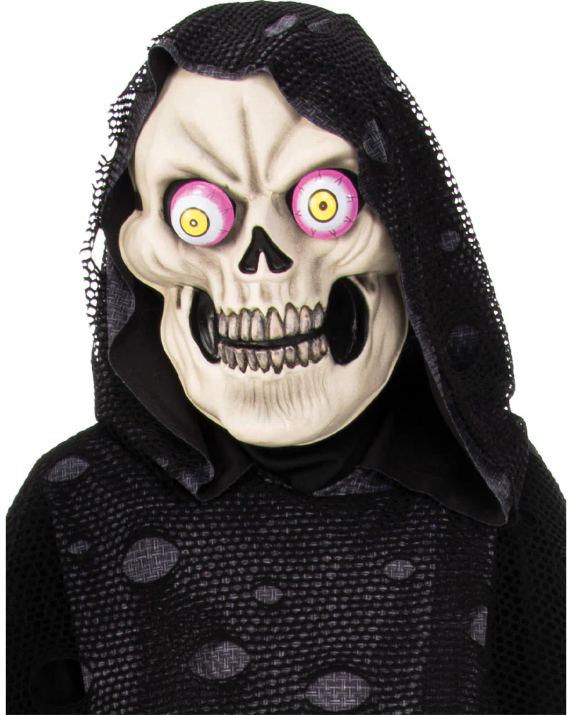 Google Eyed Skeleton Reaper Boys Costume - Image 2