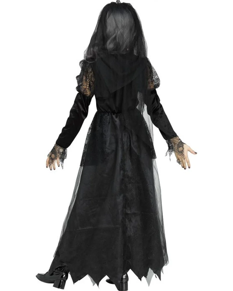 Gothic Bride Girls Costume - Image 2