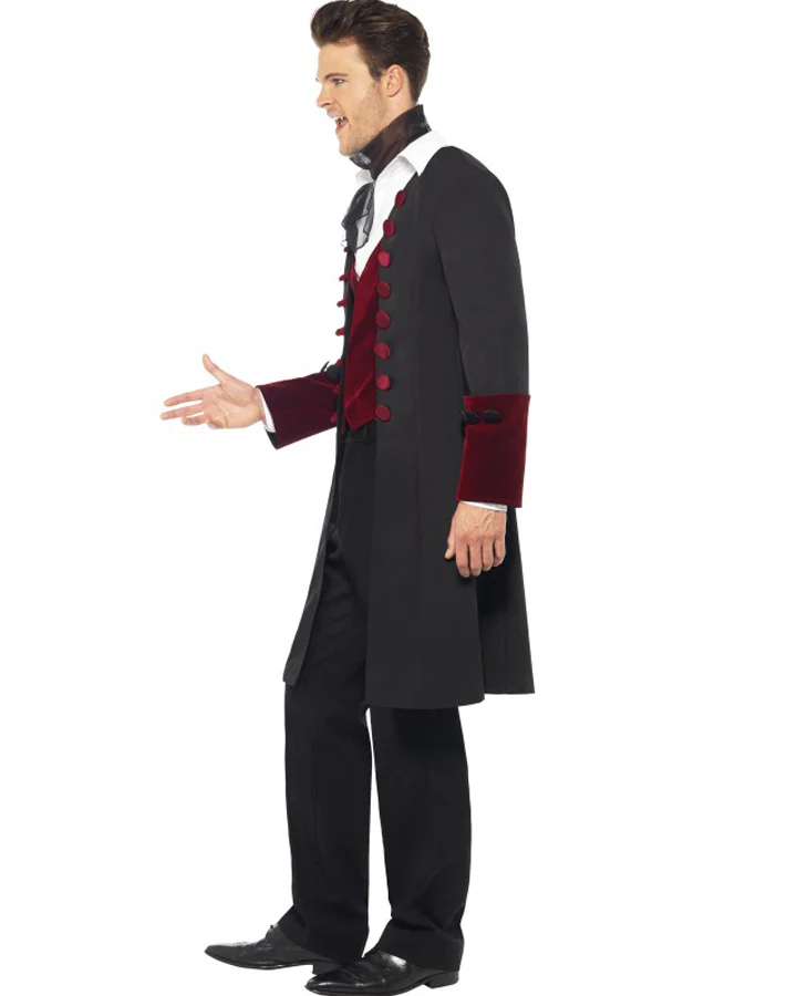 Gothic Vampire Mens Costume - Image 3