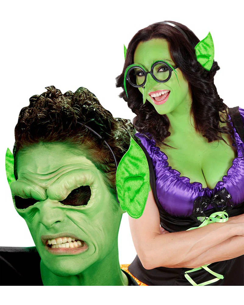 Green Baby Alien Pointed Ears Headband - Image 3