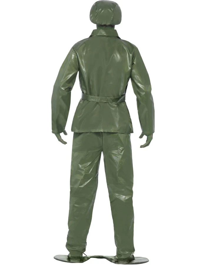 Green Toy Soldier Mens Costume - Image 3