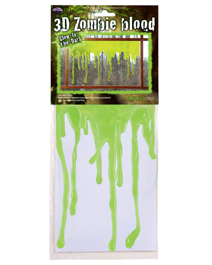 Green Zombie Bloody Drips - Image 2