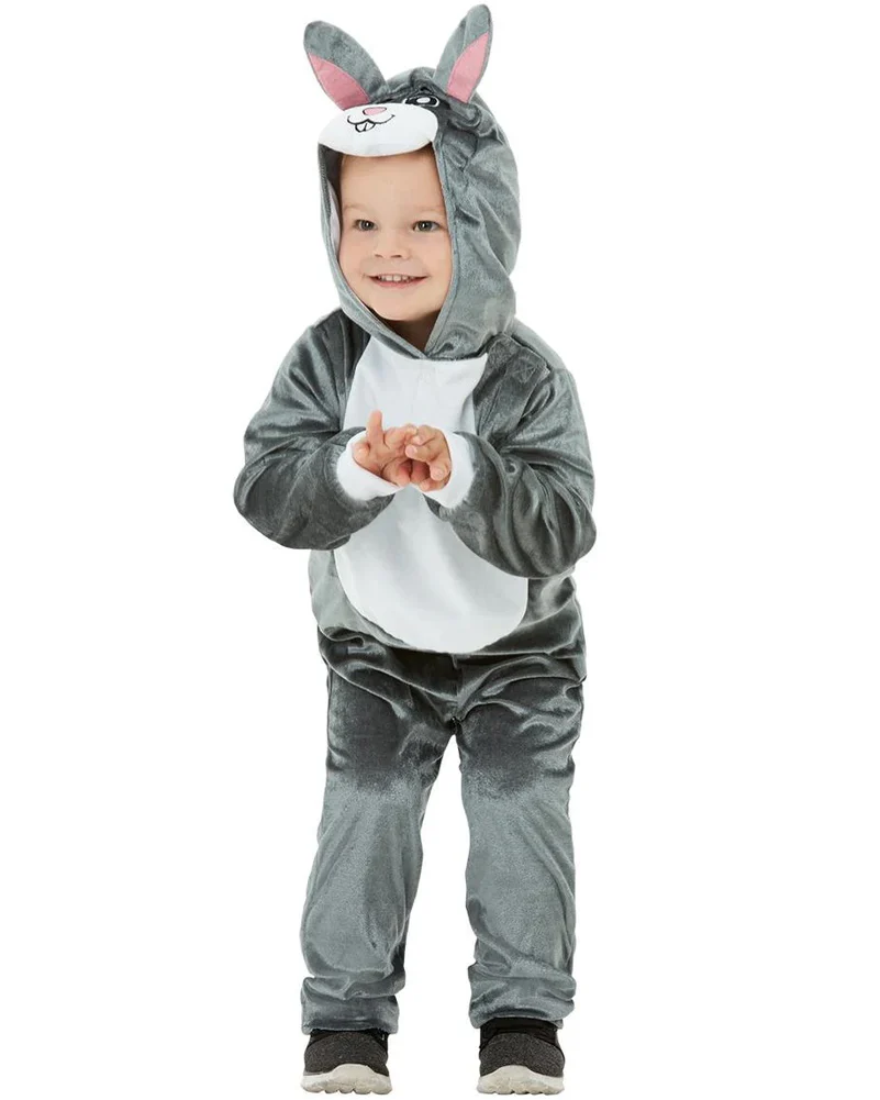 Grey Bunny Toddler Costume - Image 2