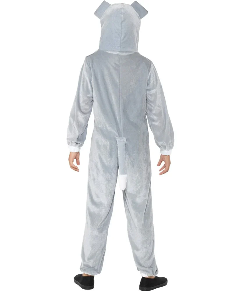 Grey Dog Onesie Kids Costume - Image 3