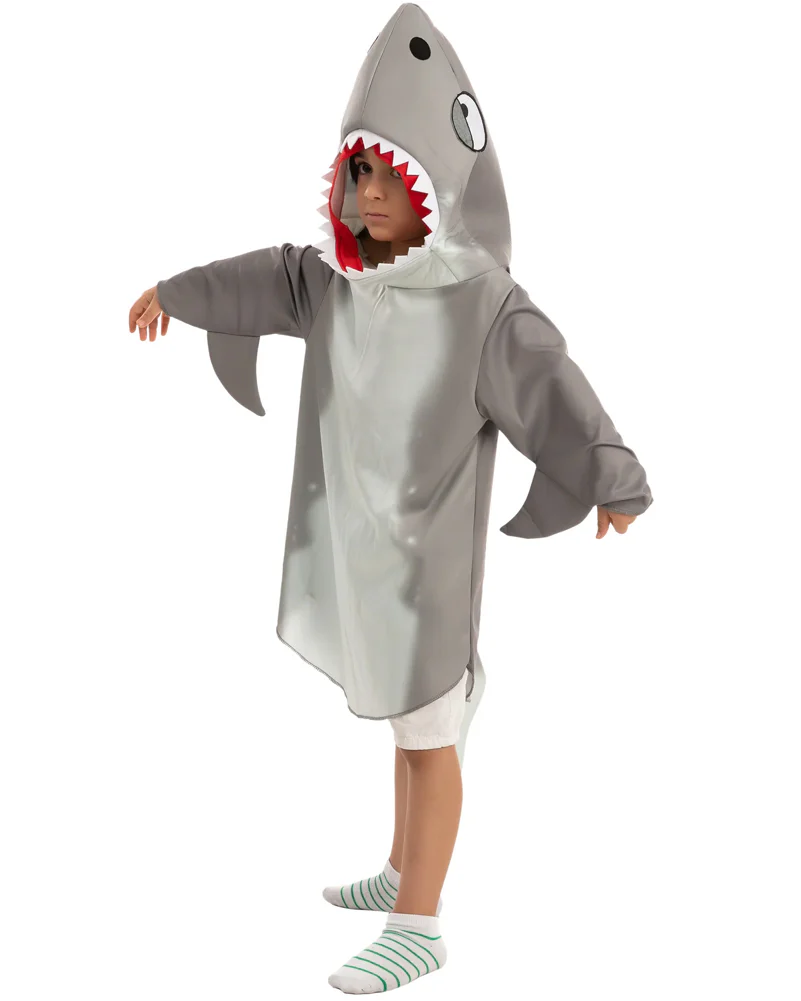 Grey Shark Kids Costume - Image 3
