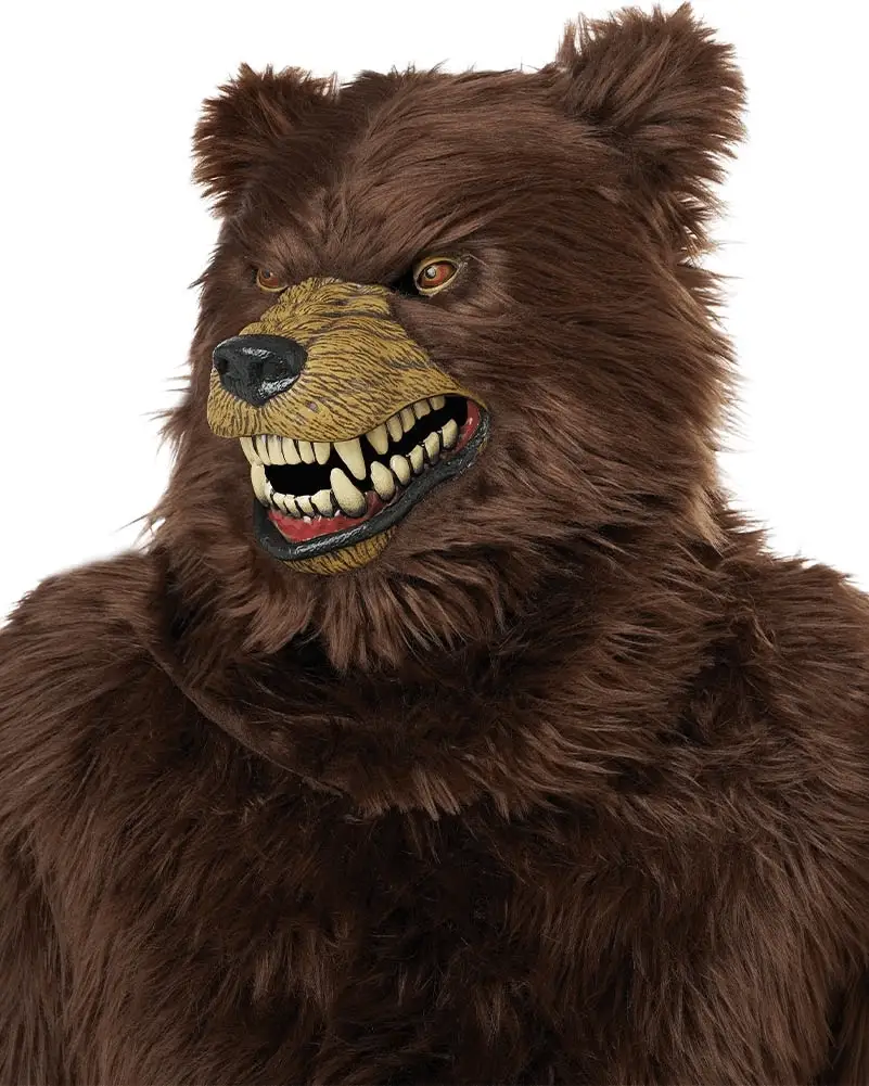 Grizzly Bear Brown Deluxe Adult Costume - Image 2
