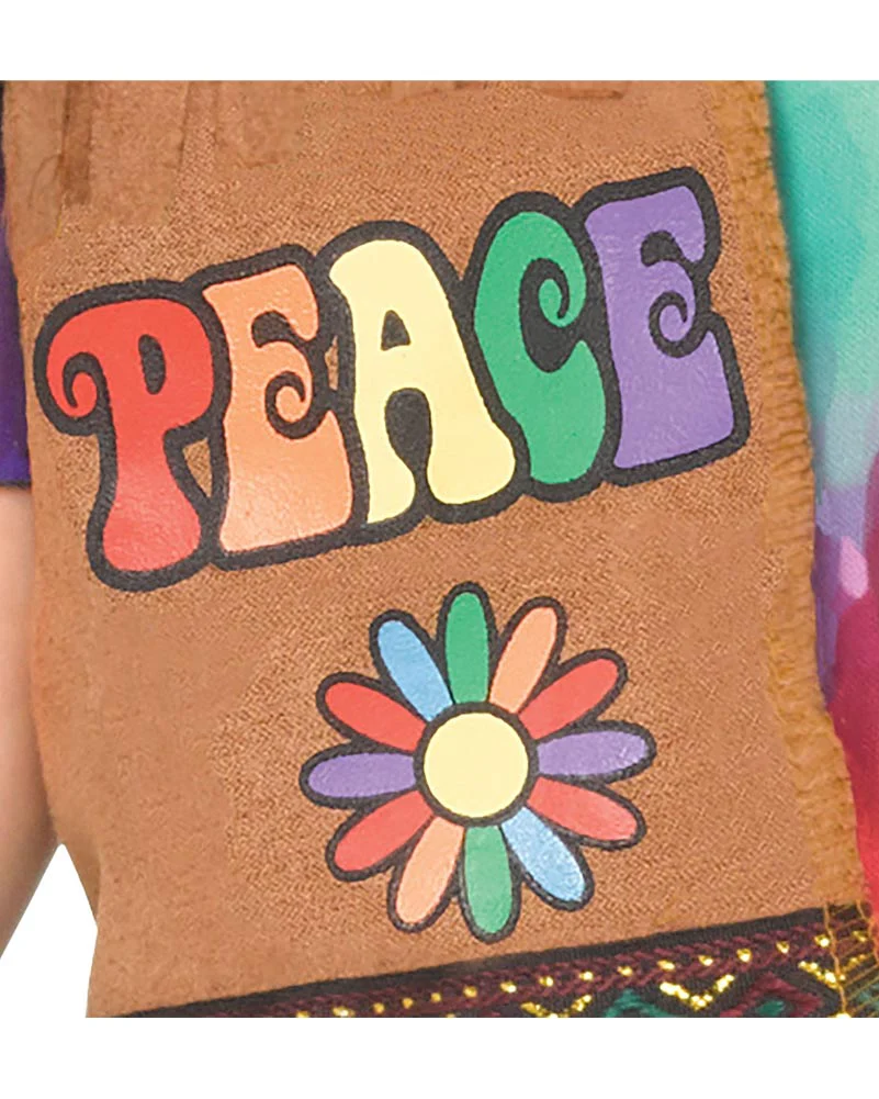 60s Groovy Baby Girls Toddler Costume - Image 9
