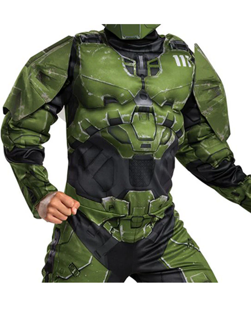 Halo Master Chief Infinite Muscle Boys Costume - Image 6