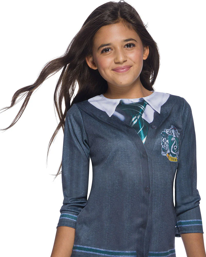 Harry Potter Slytherin Kids Book Week Costume Top