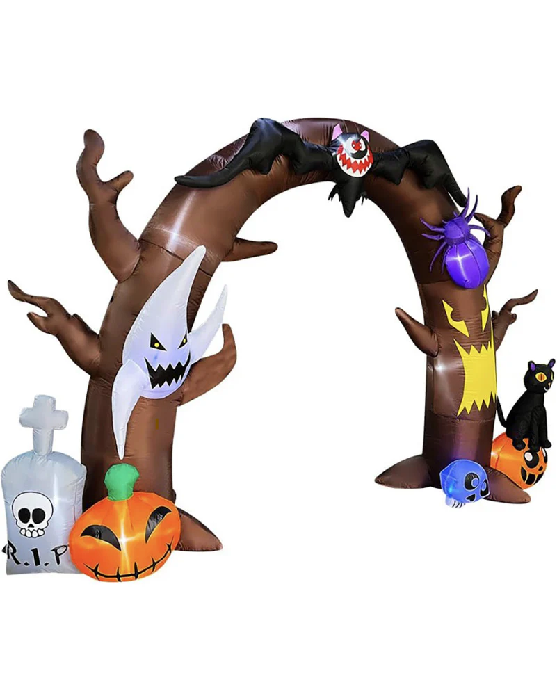 Haunted Forest Halloween Arch Lawn Inflatable 3.4m - Image 2