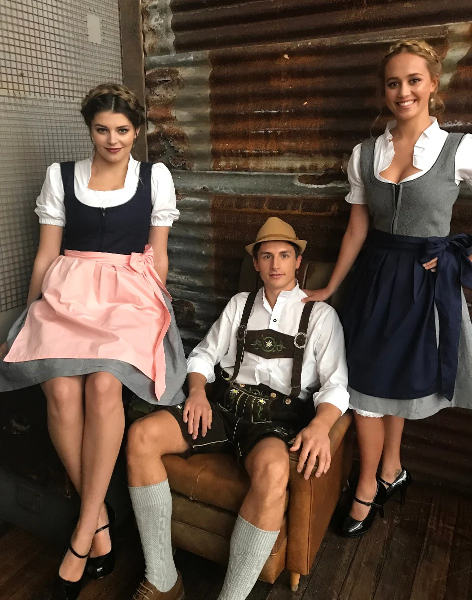 Heinrich Authentic Leather Lederhosen Mens Costume - Image 5