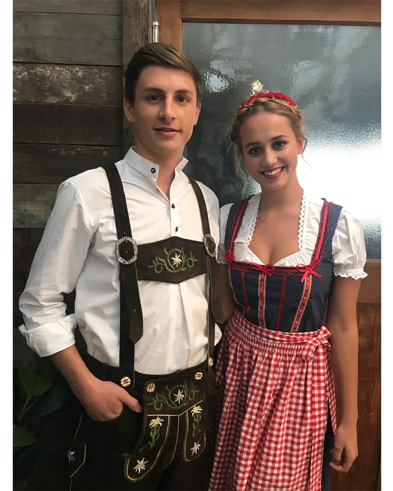 Heinrich Authentic Leather Lederhosen Mens Costume - Image 6