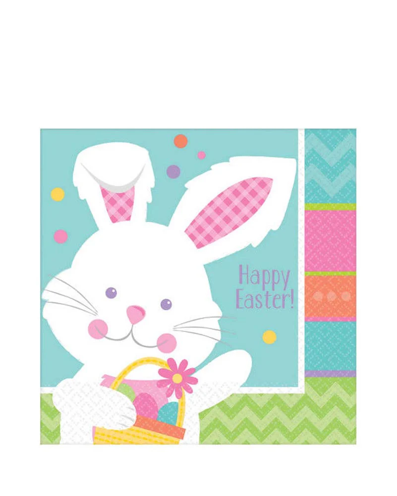 Hippity Hop Lunch Napkins Pack of 16