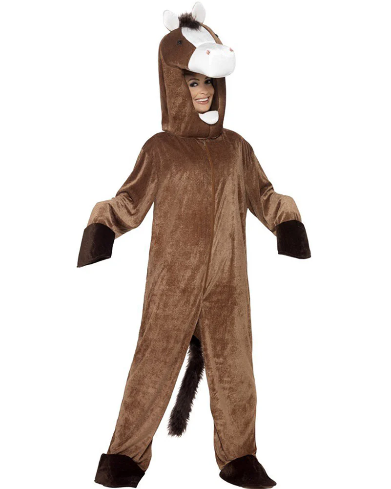 Horse Adult Costume Jumpsuit - Image 5