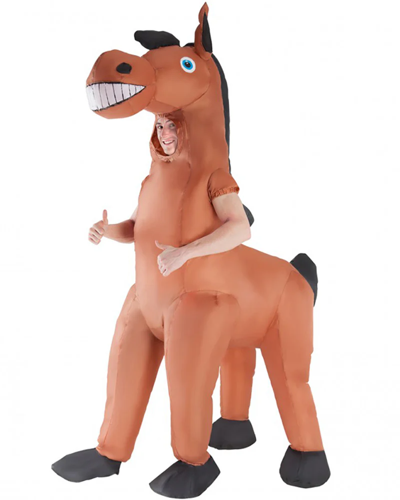 Horse Giant Inflatable Adult Costume - Image 2