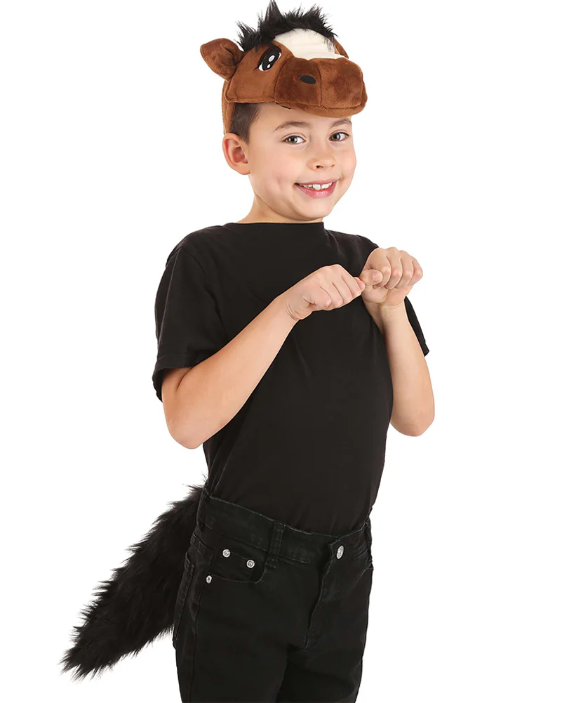 Horse Headband and Tail Deluxe Set - Image 2