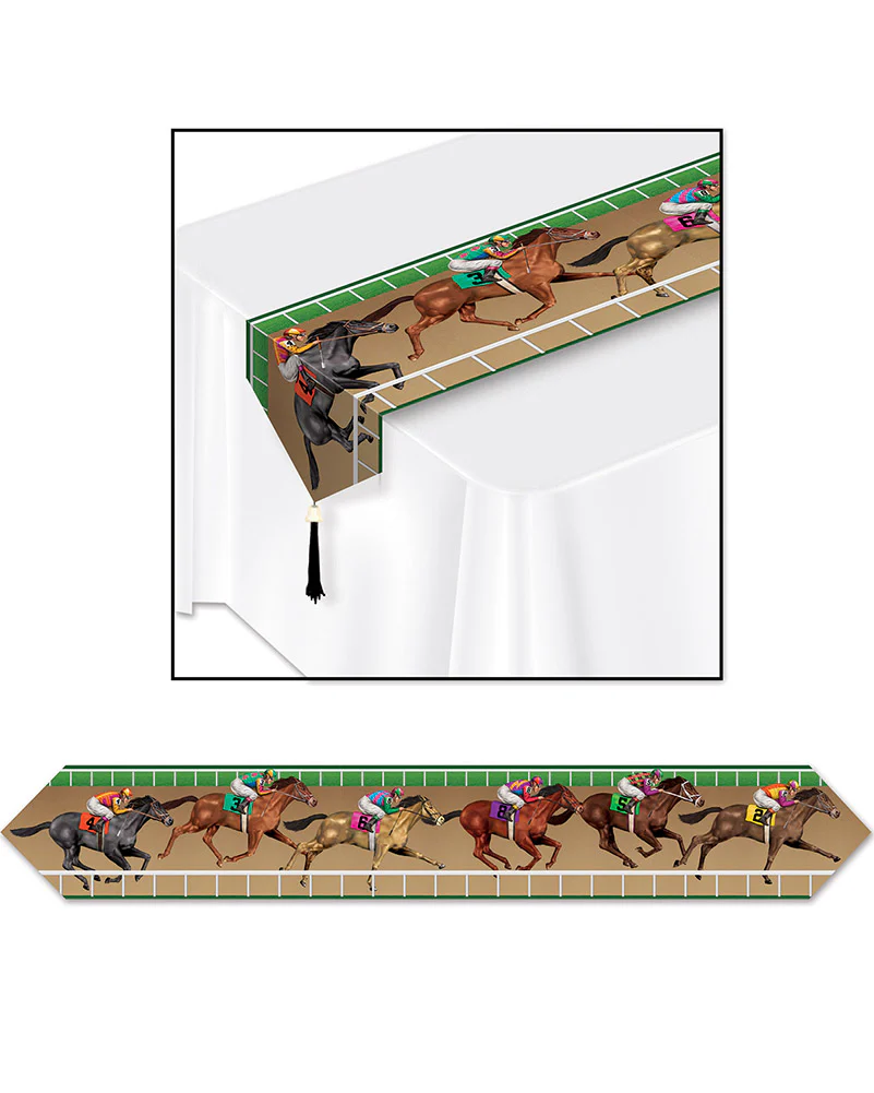Horse Racing Printed Table Runner