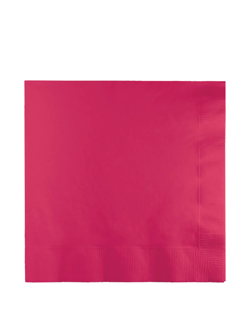 Hot Magenta Lunch Napkins Pack of 50