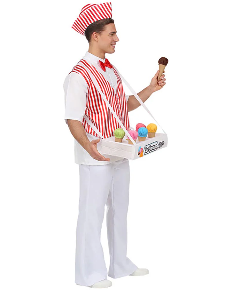 Ice Cream Man Mens Costume - Image 4