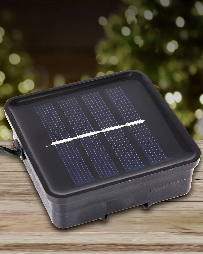 Icicle White Solar Christmas Lights 400 Pieces 7.9m - Image 4