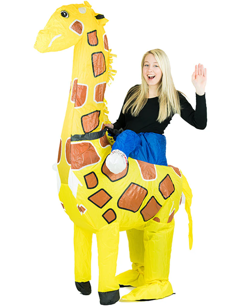 Giraffe Inflatable Adult Costume - Image 3