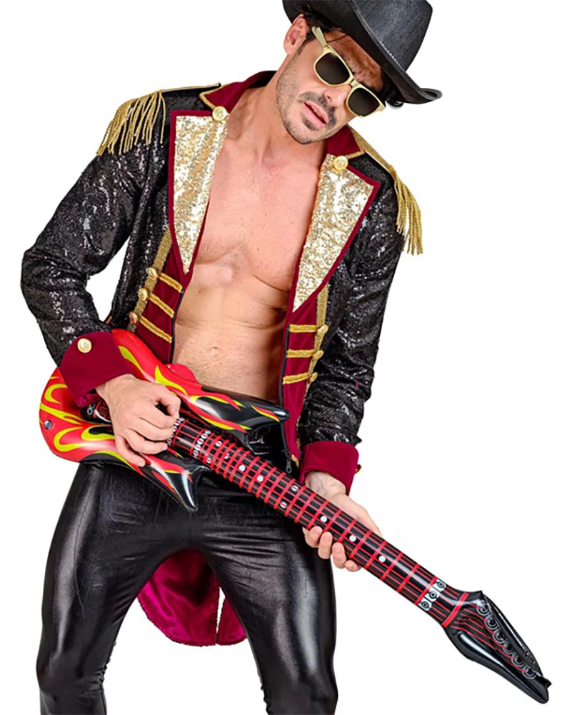 Inflatable Rockstar Guitar with Flames 1m - Image 3