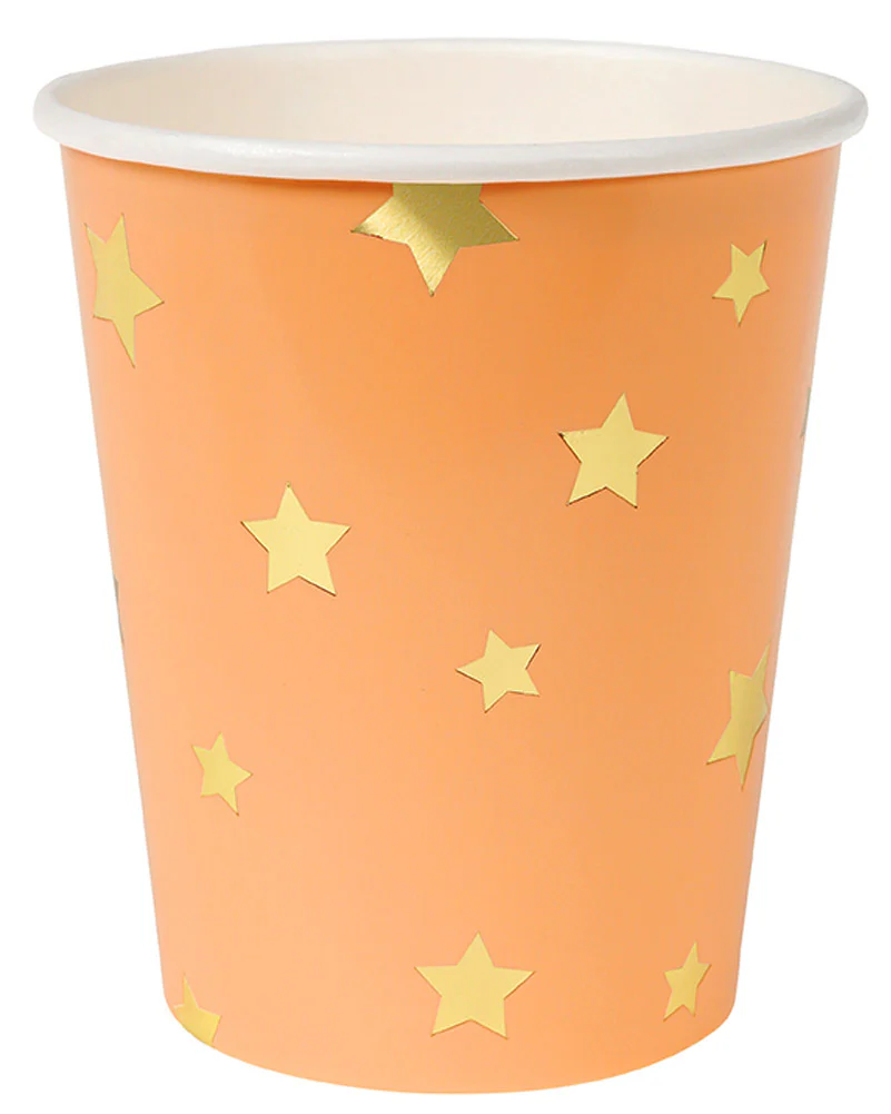 Jazzy Star 266ml Party Cups Pack of 8