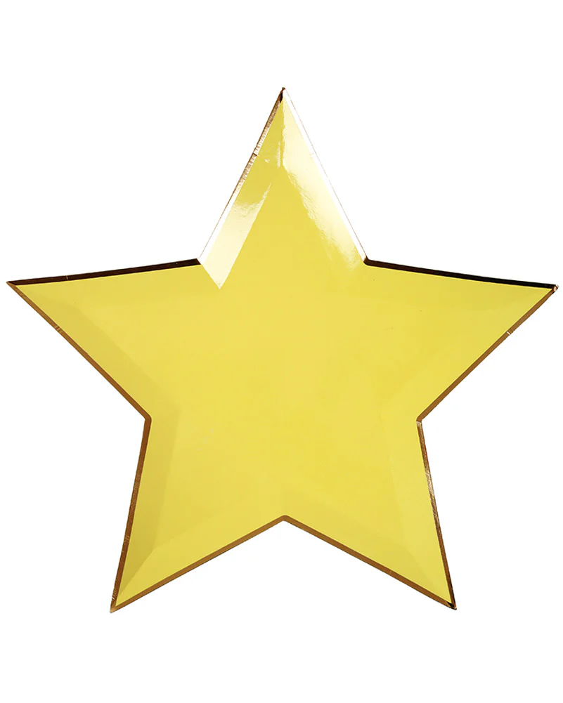 Jazzy Star 28cm Star Plates Pack of 8 - Image 6