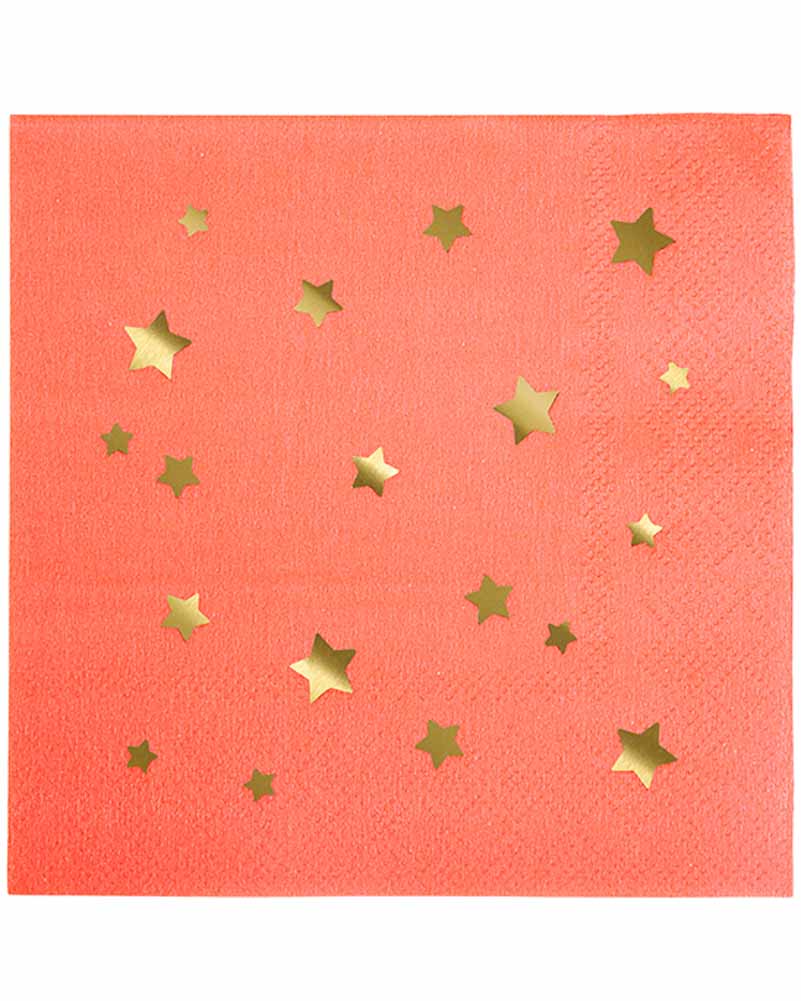 Jazzy Star Lunch Napkins Pack of 16 - Image 6