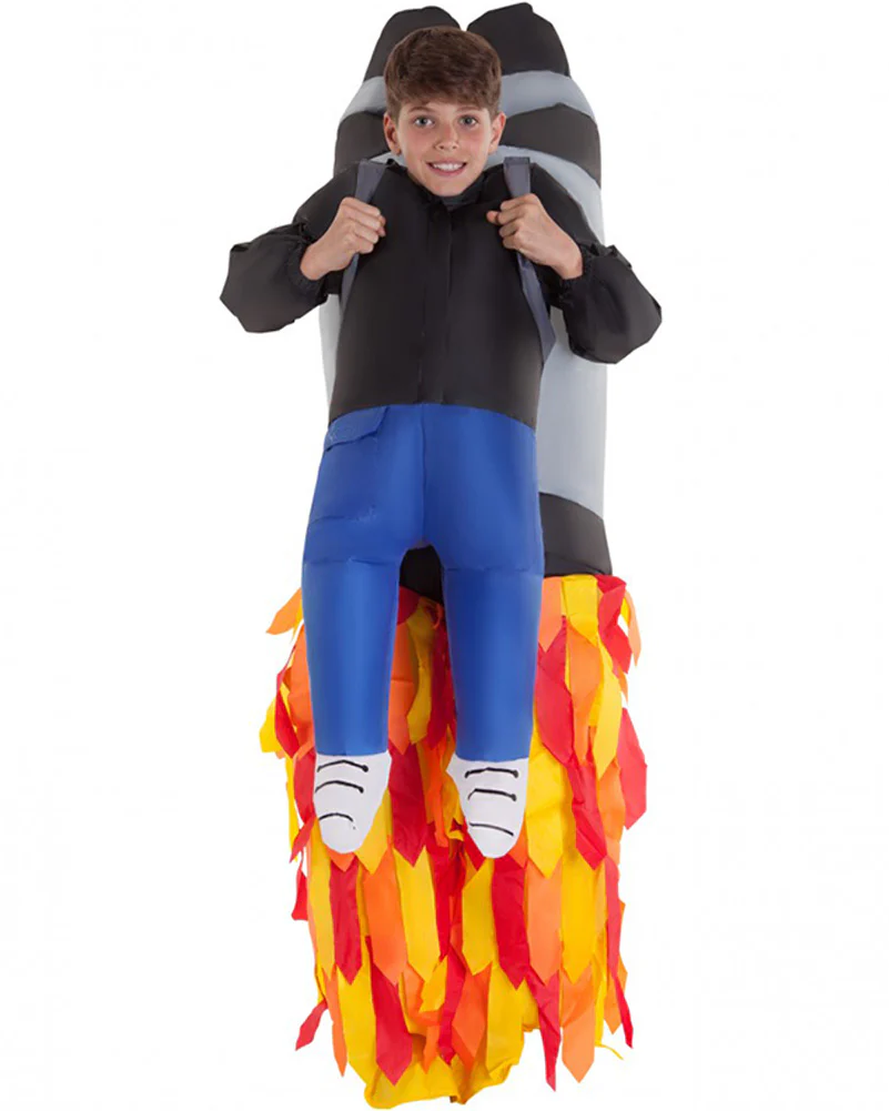 Jet Pack Inflatable Pick Me Up Kids Costume - Image 2