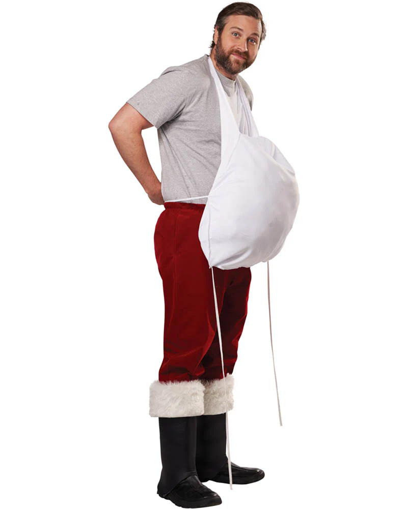 Jolly Santa Claus Deluxe Mens Costume - Image 4