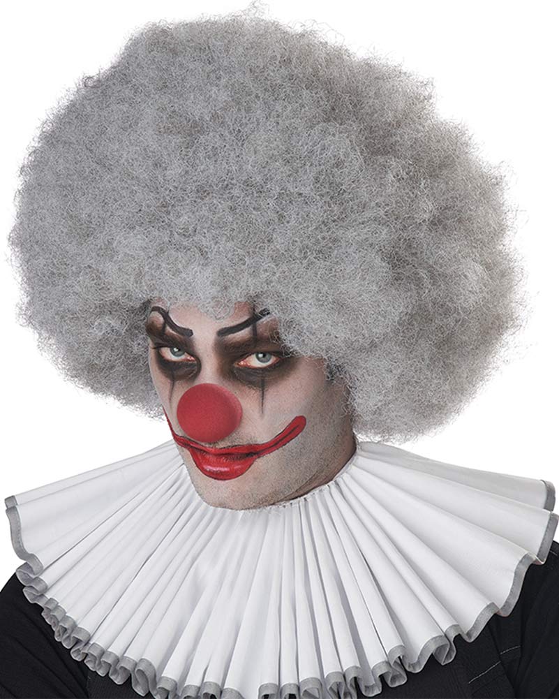 Jumbo Grey Afro Wig - Image 2