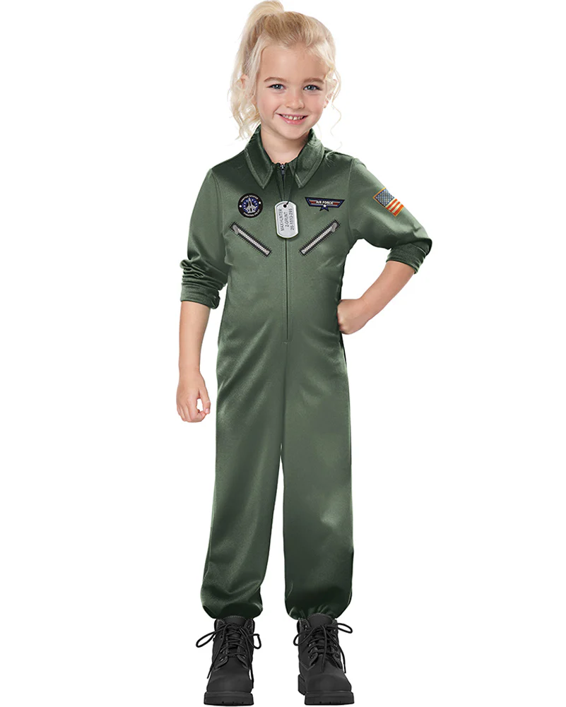Junior Jet Pilot Toddler Kids Costume - Image 3