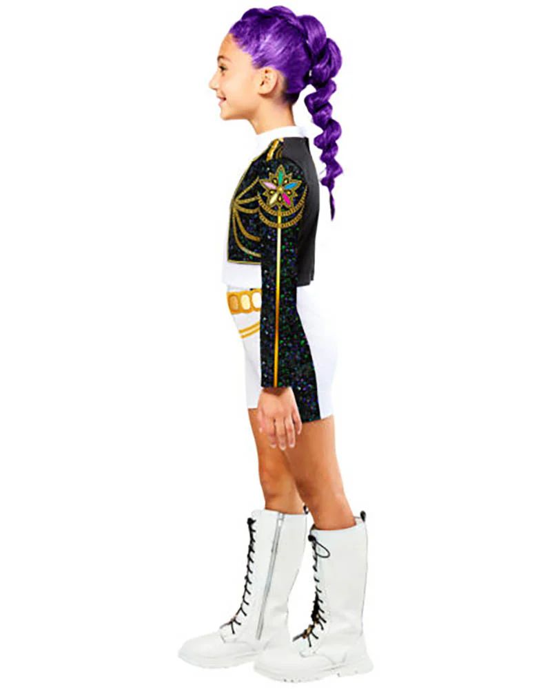 K-Pop Demon Hunters Rumi Gold Girls Costume - Image 4