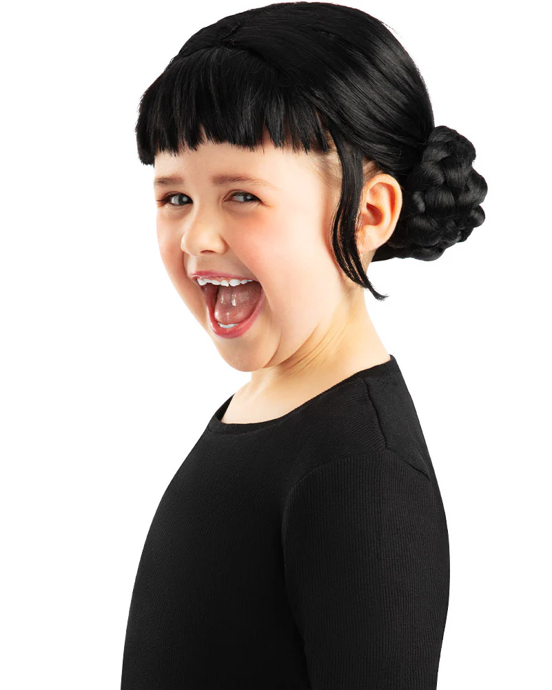 K-Pop Demon Hunters Zoey Short Black Kids Wig - Image 7