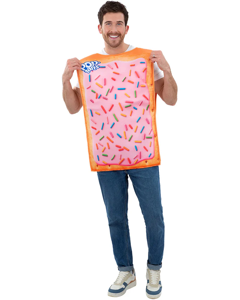 Kelloggs Pop Tarts Strawberry Milkshake Adult Costume - Image 3