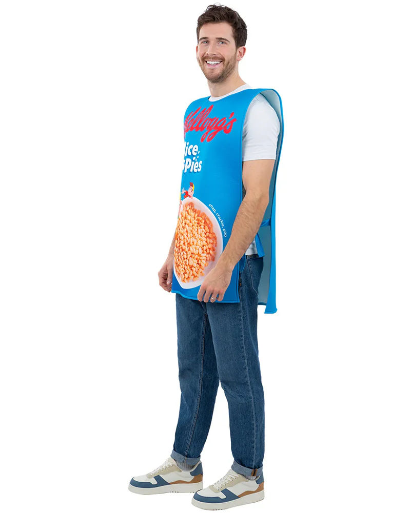 Kelloggs Rice Krispies Cereal Box Adult Costume