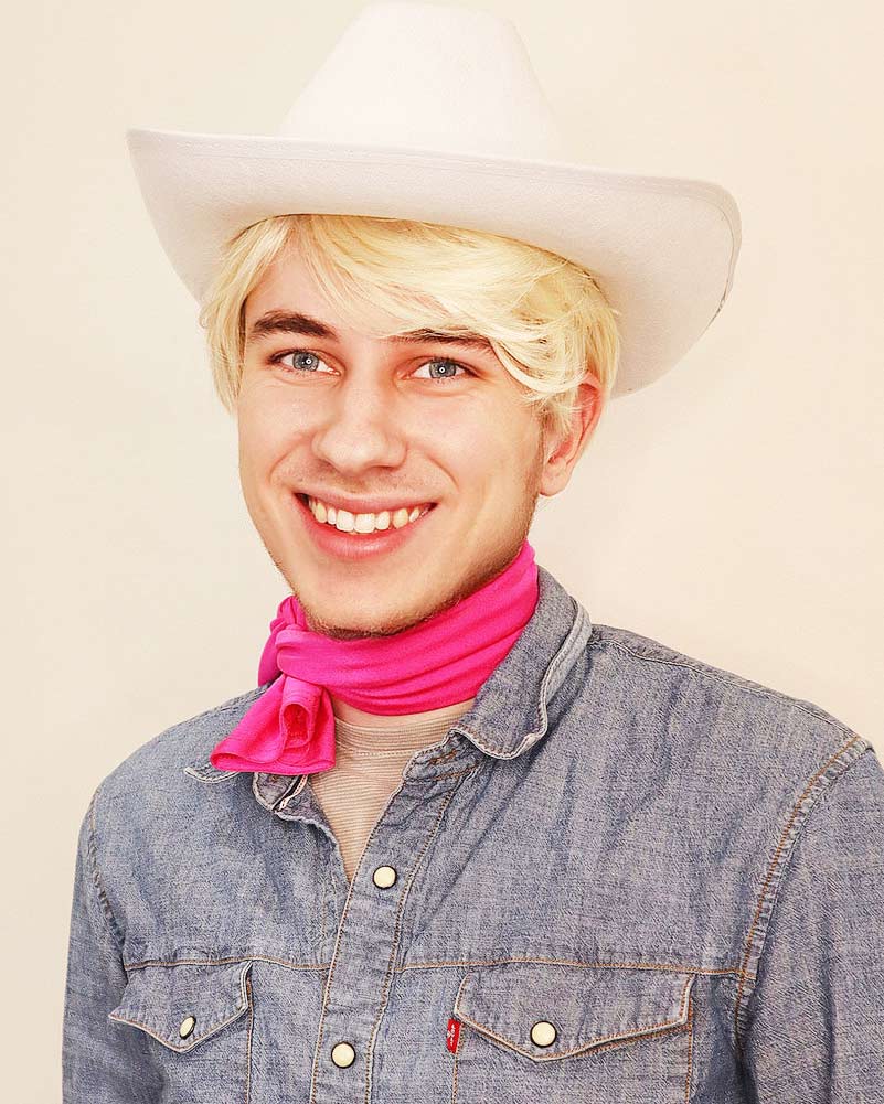 Ken Short Blonde Wig - Image 2