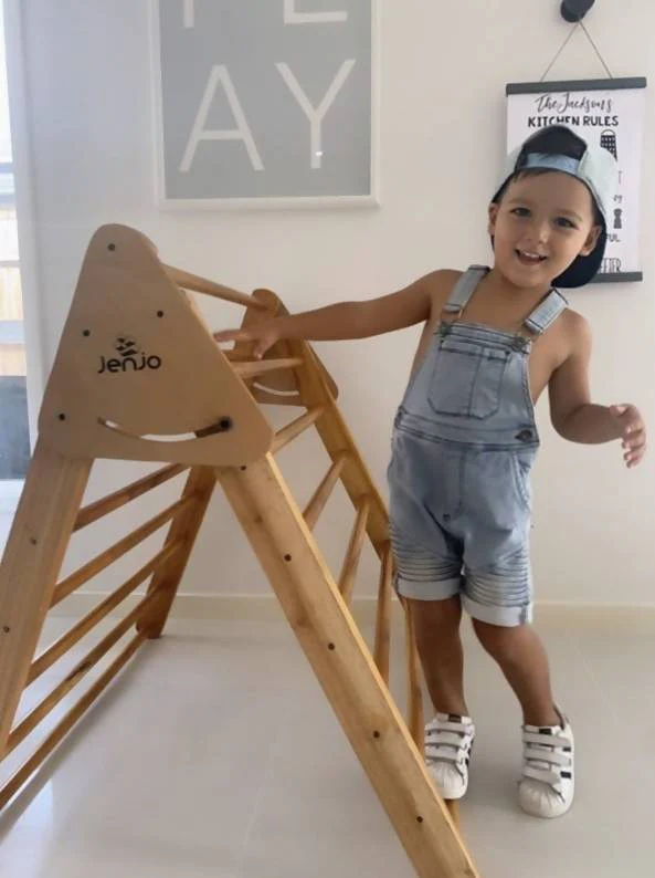 Kids Hardwood ClimbA Pikler Foldable Frame 80cm - Image 3