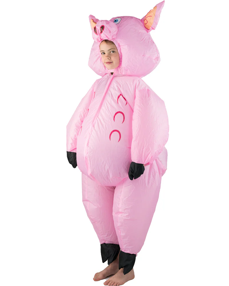 Inflatable Pig Kids Costume - Image 4