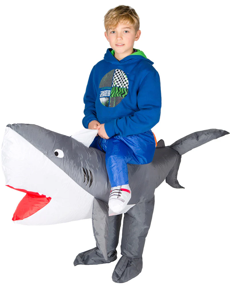 Shark Inflatable Kids Costume - Image 2