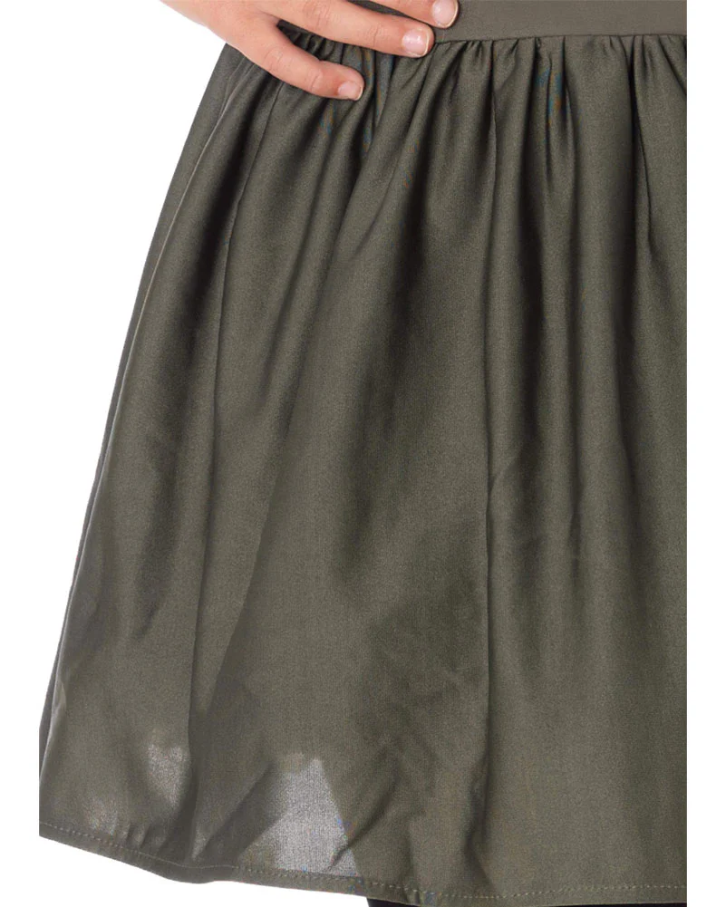 Top Gun Flight Dress Deluxe Girls Costume - Image 3