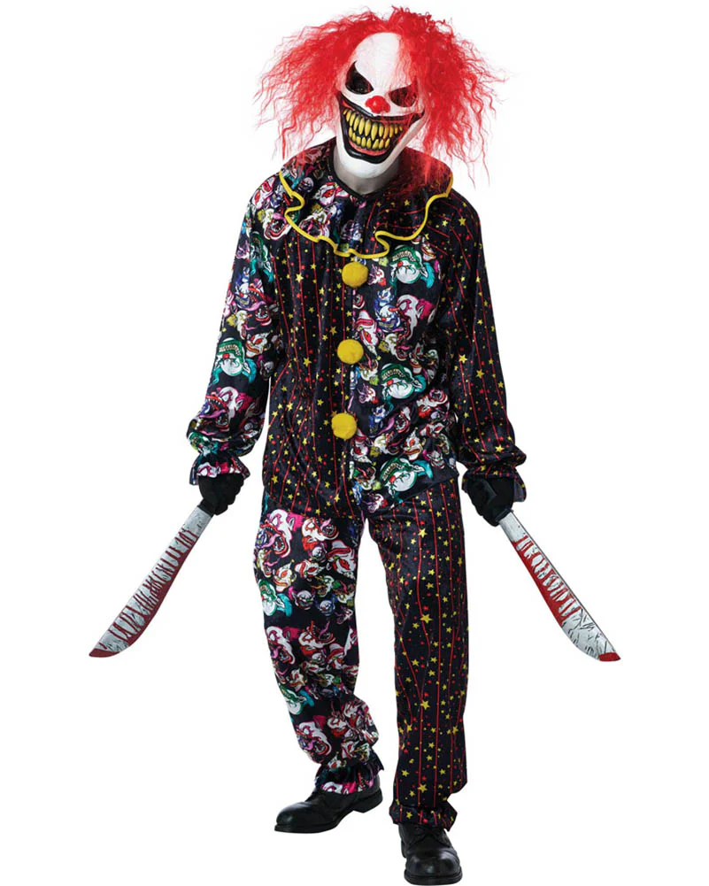 Killer Smile Clown Adult Costume - Image 3