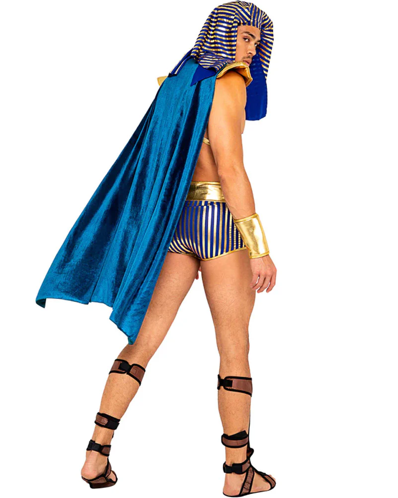 King Pharaoh of Egypt Mens Costume - Image 2