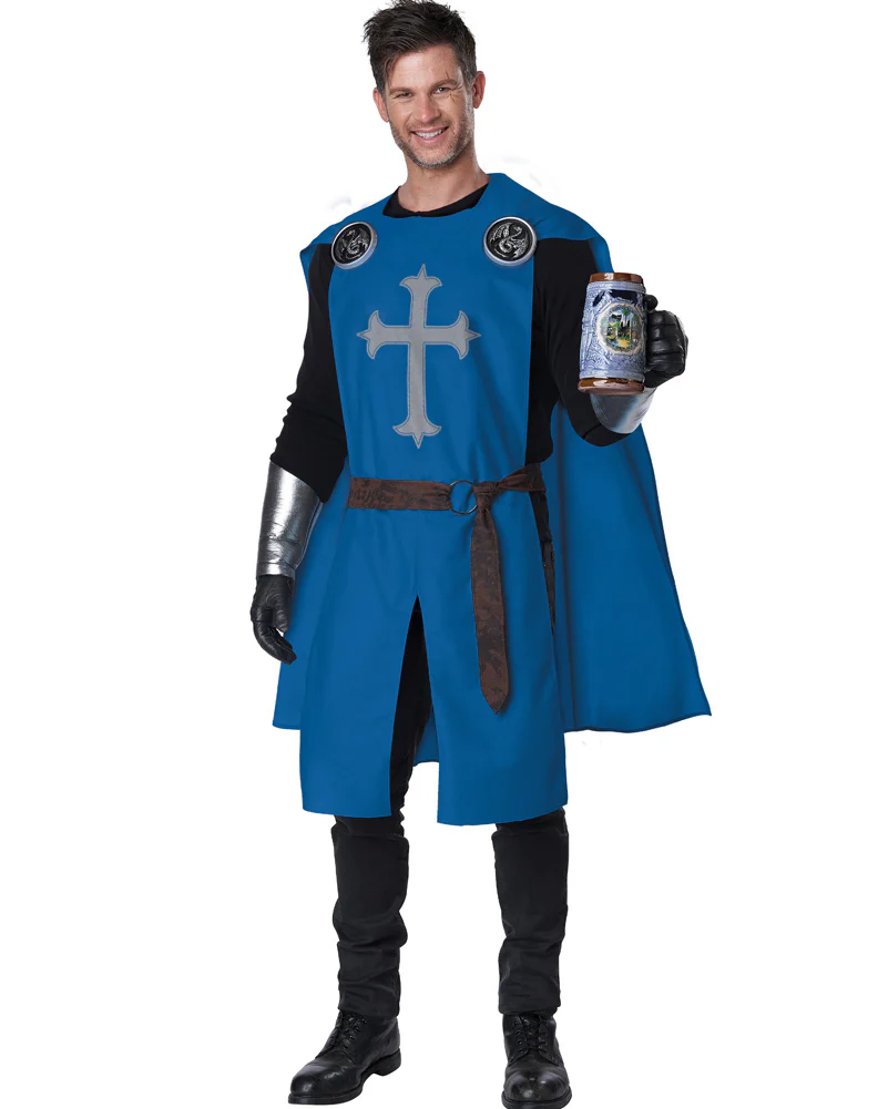 Knights Blue Surcoat Adult Costume - Image 2