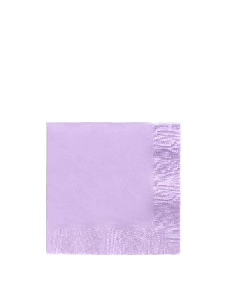 Lavender Beverage Napkins Pack of 20