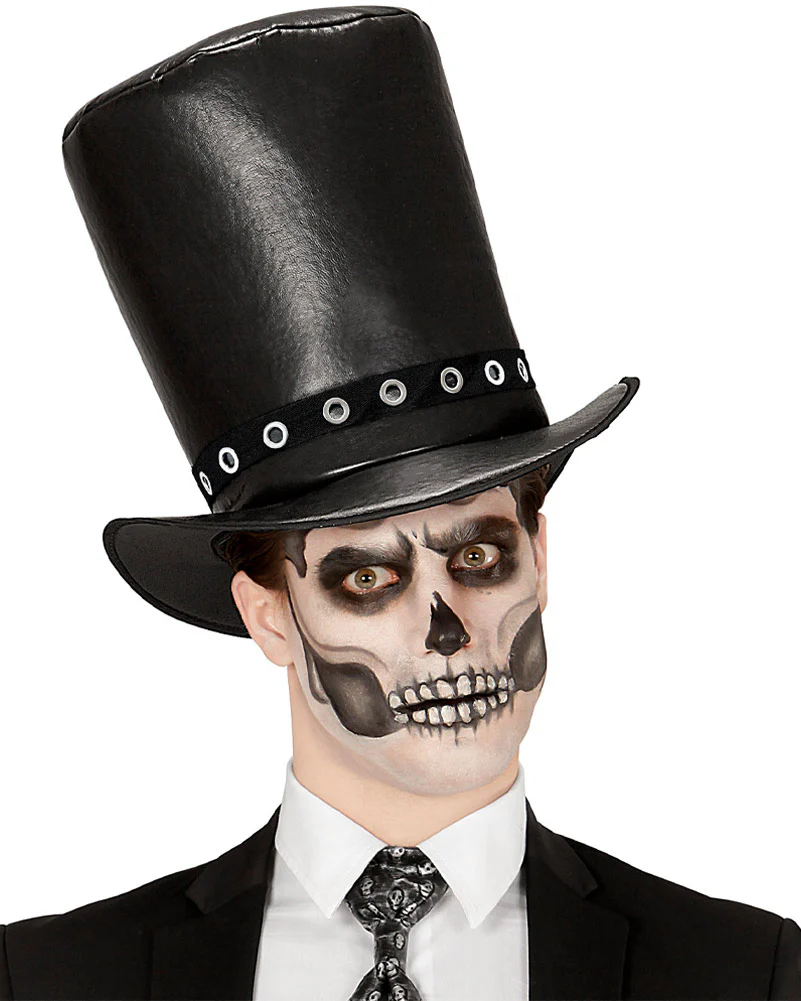 Leather Look Top Hat - Image 2