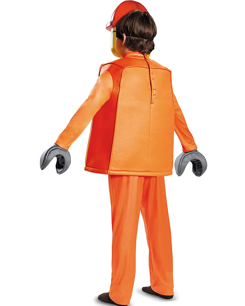 Lego Construction Worker Deluxe Boys Costume - Image 2